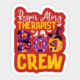 Halloween Respiratory Therapist Sticker